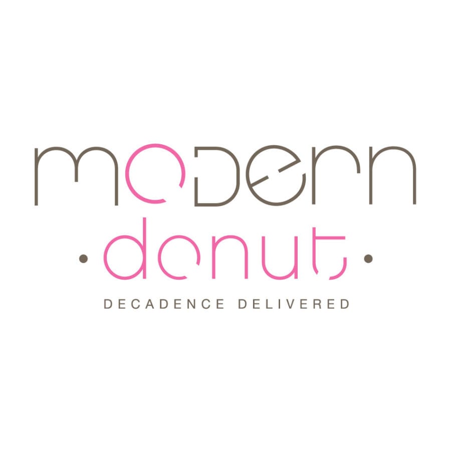 Modern Donut logo, designed by Canyon Creative