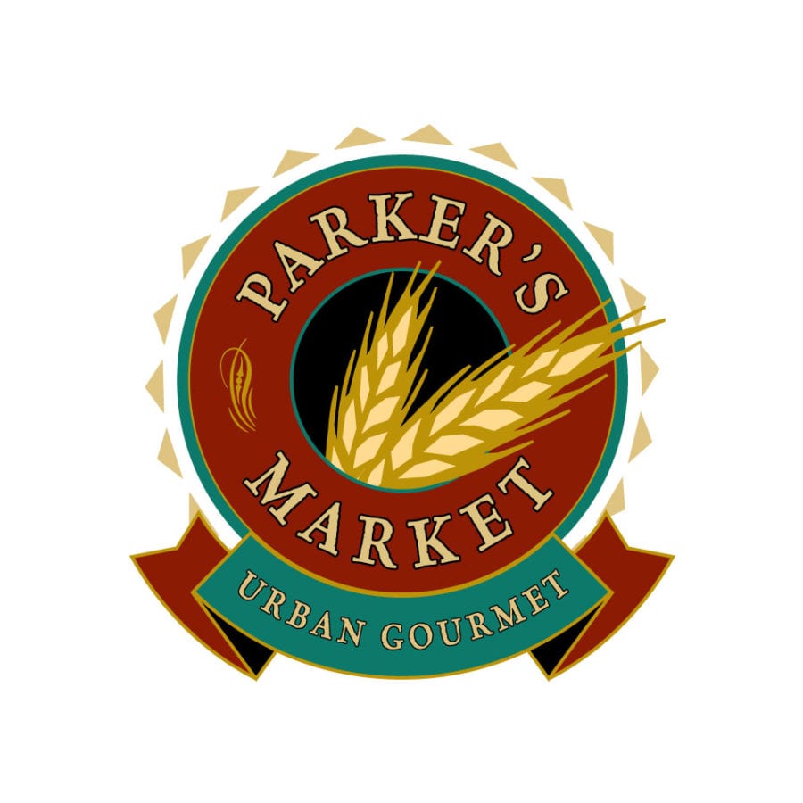Parker's Market logo, designed by Canyon Creative