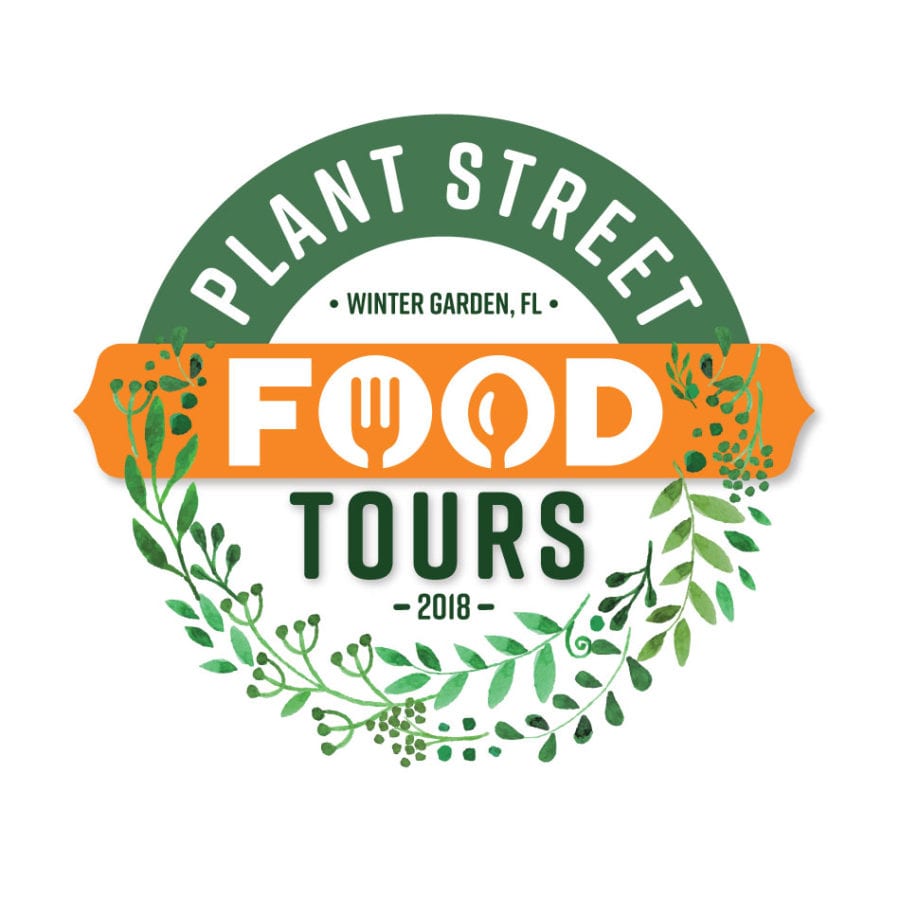 Plant Street Food Tours logo, designed by Canyon Creative